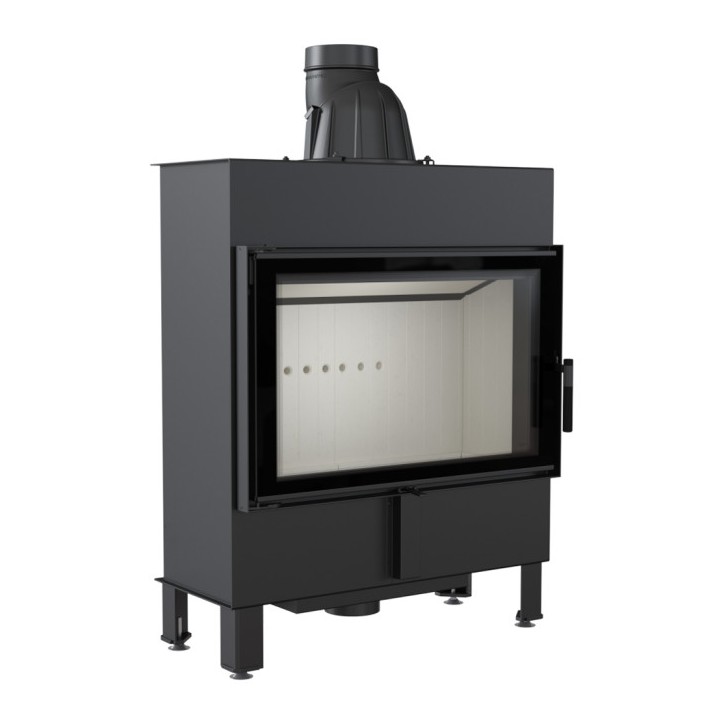 Lareira embutida LUCY 14 SLIM com vidro duplo