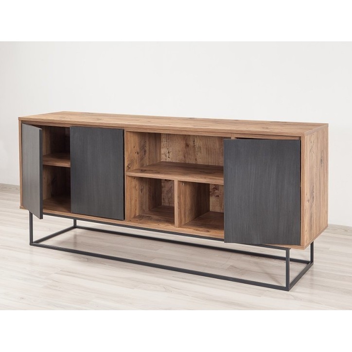 Salle à manger MEDULA 752 bois et gris