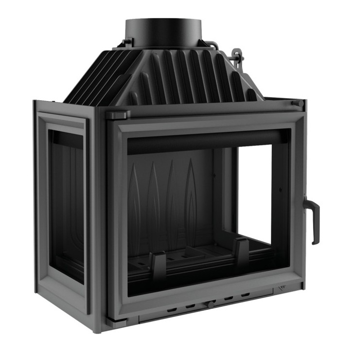 Insert cheminée MAJA 8 KW 3 côtés vitrés