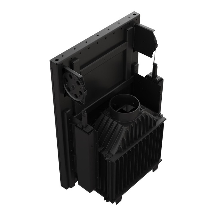 Inserto para chimenea MAJA 8 KW puerta de guillotina
