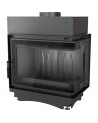 Inserto para chimenea MAJA 8 BS DECO cristal en el lado izquierdo