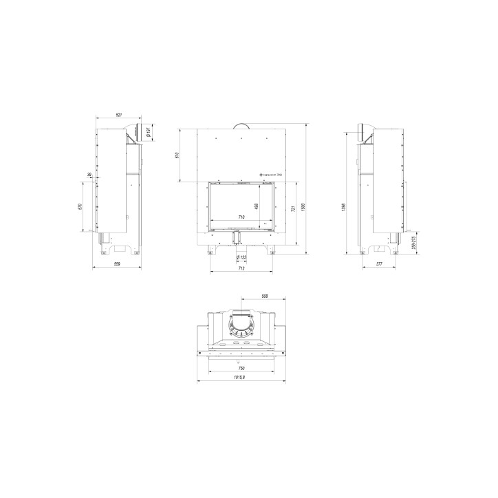 Takkasydän MBA 17 - 17kW