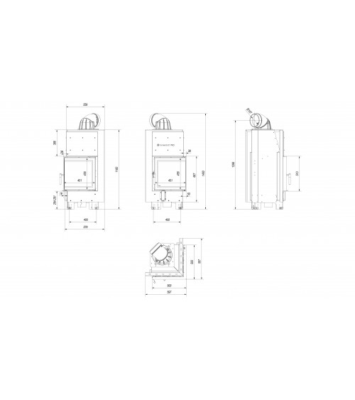 Takkasydän MBN 12 - 8kW