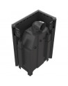 Insert cheminée MBO BS 15 vitre à gauche vitre courbée ouverture relevable