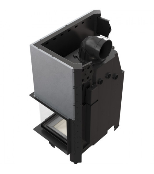 Insert cheminée MBO 15  BS vitre à droite ouverture relevable