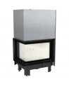 Inserto para chimenea MBZ 13 BS cristal en el lado izquierdo puerta de guillotina