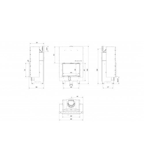 Takkasydän MBZ 13 kW