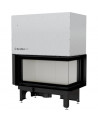 Inserto para chimenea NADIA 14 BS cristal en el lado izquierdo puerta de guillotina