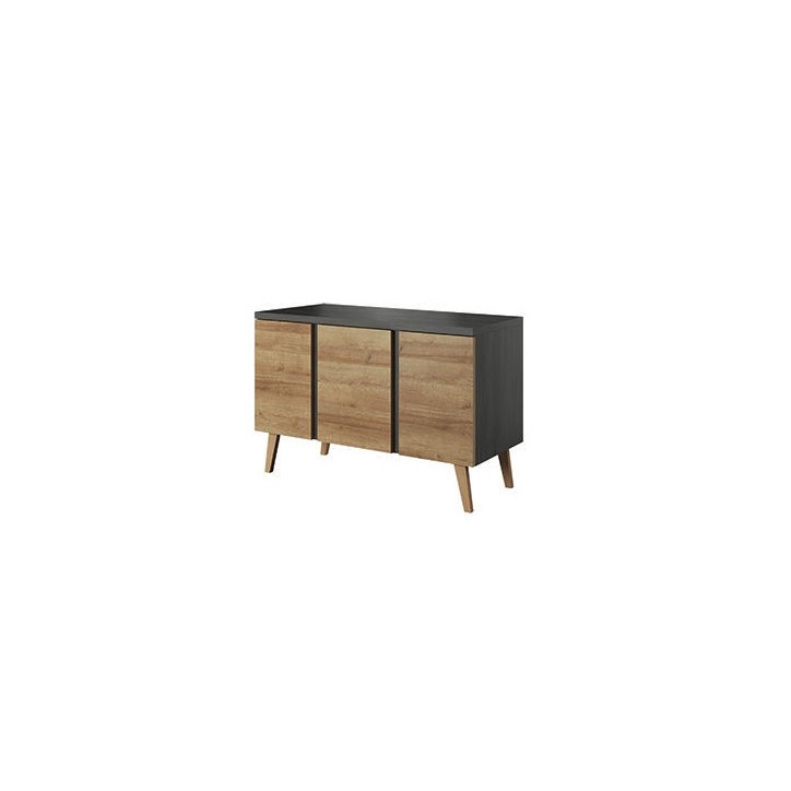Credenza LAOS 120 cm in rovere e pino