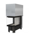 Insert cheminée NBU 11 3 côtés vitrés ouverture relevable