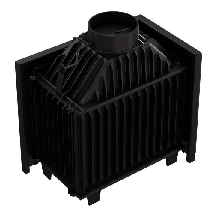 Inserto para chimenea  SMART MS 8 BS cristal en el lado izquierdo