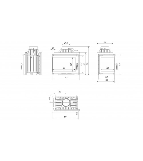 Takkasydän SMART MS 8 BS - 8 kW