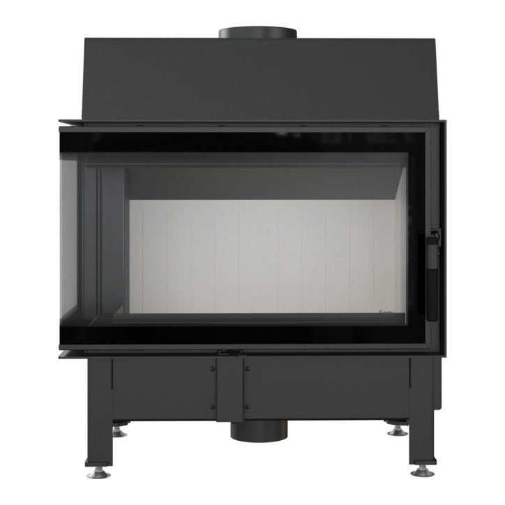 Insert cheminée ZIBI 12 BS DECO vitre à gauche