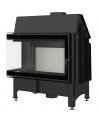 Insert cheminée ZIBI 12 BS DECO vitre à gauche
