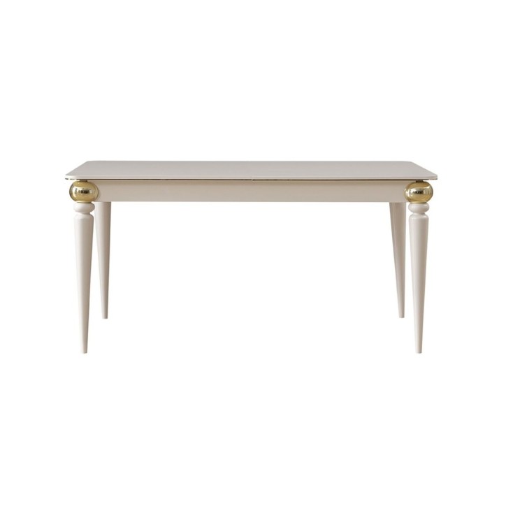 Salle à manger PANTHÈRE blanc et doré