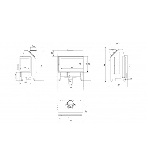 Takkasydän ZIBI 12 - 11 kW