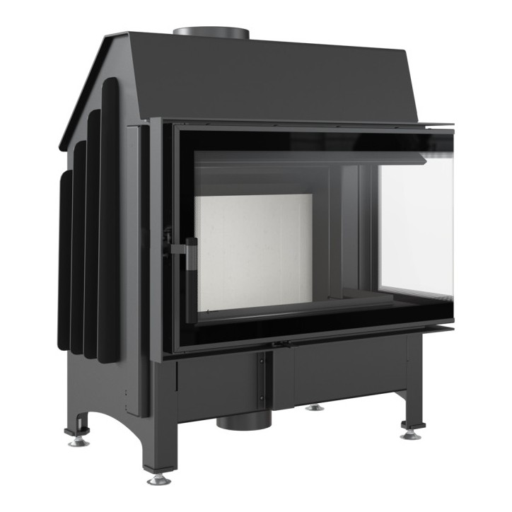 Insert cheminée ZIBI 12 BS DECO vitre à droite