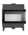Inserto para chimenea ZIBI 12 BS DECO cristal en el lado izquierdo