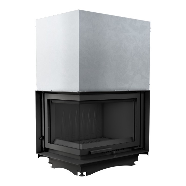 Inserire l'angolo camino Trivision 10 kw