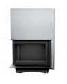 Insert cheminée ZUZIA 16 BS vitre à gauche ouverture relevable