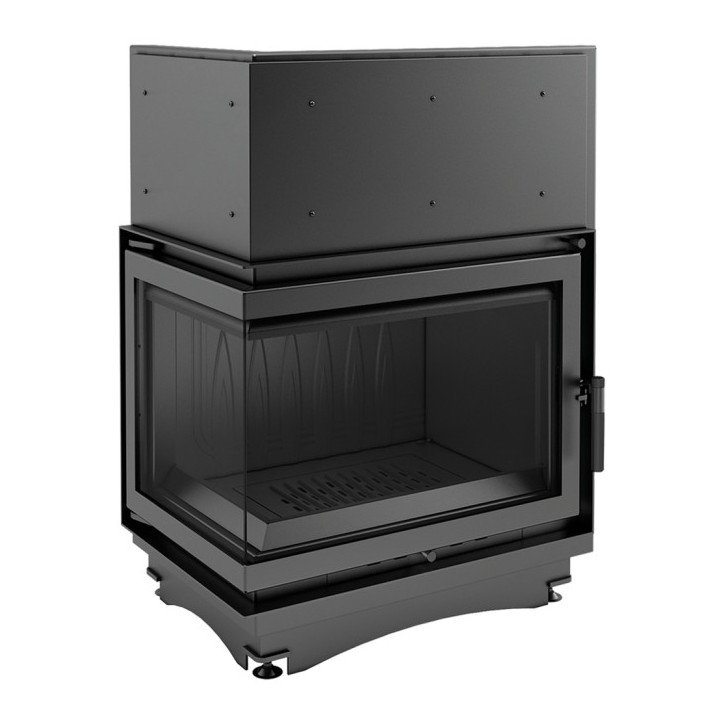 Inserto para chimenea ZUZIA 16 KW BS cristal en el lado izquierdo