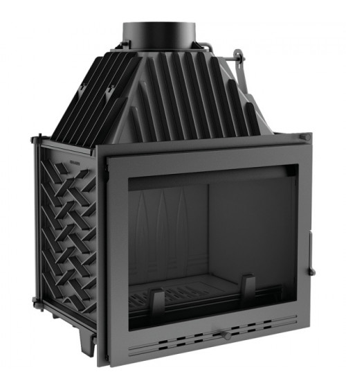 Inserire l'angolo camino Trivision 10 kw