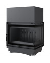 Inserto para chimenea ZUZIA ECO 12 BS DECO cristal en el lado izquierdo