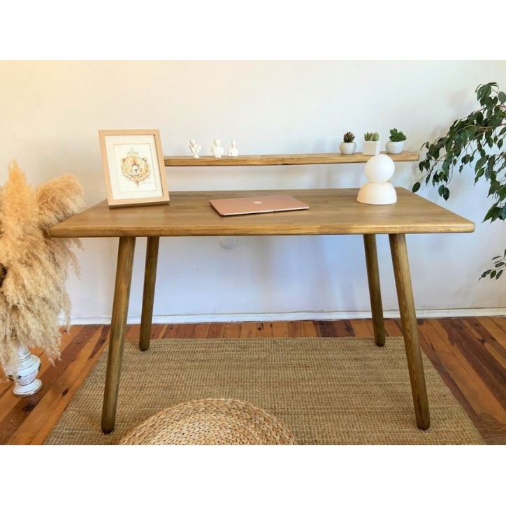 Mesa de madeira DEMAN 120 x 60 cm