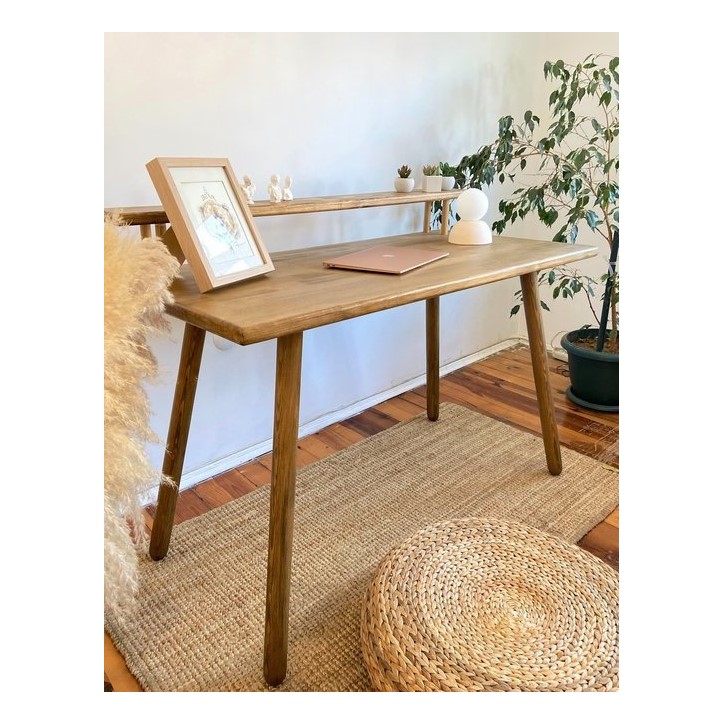 DEMAN houten bureau 120 x 60 cm