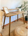 Bureau bois massif DEMAN 120 x 60 cm
