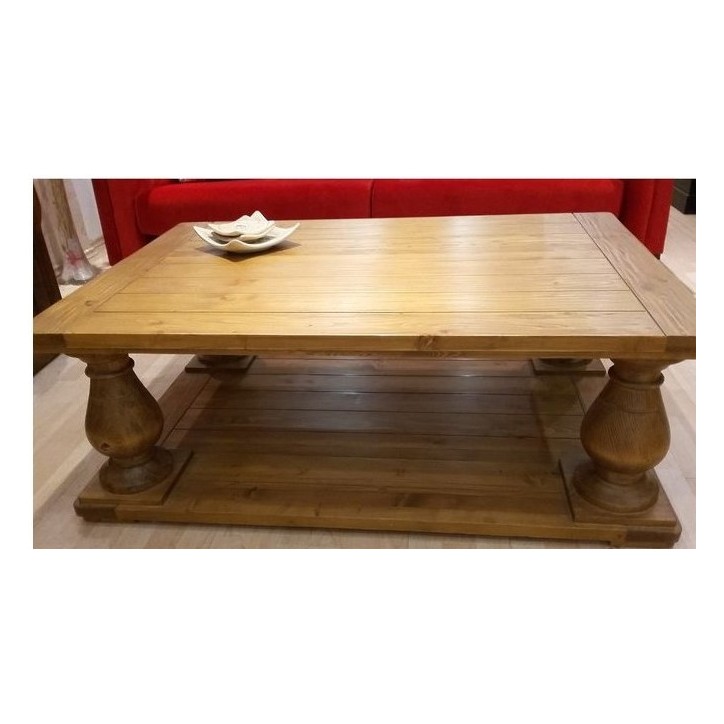 Table basse en bois 120 x 80 cm