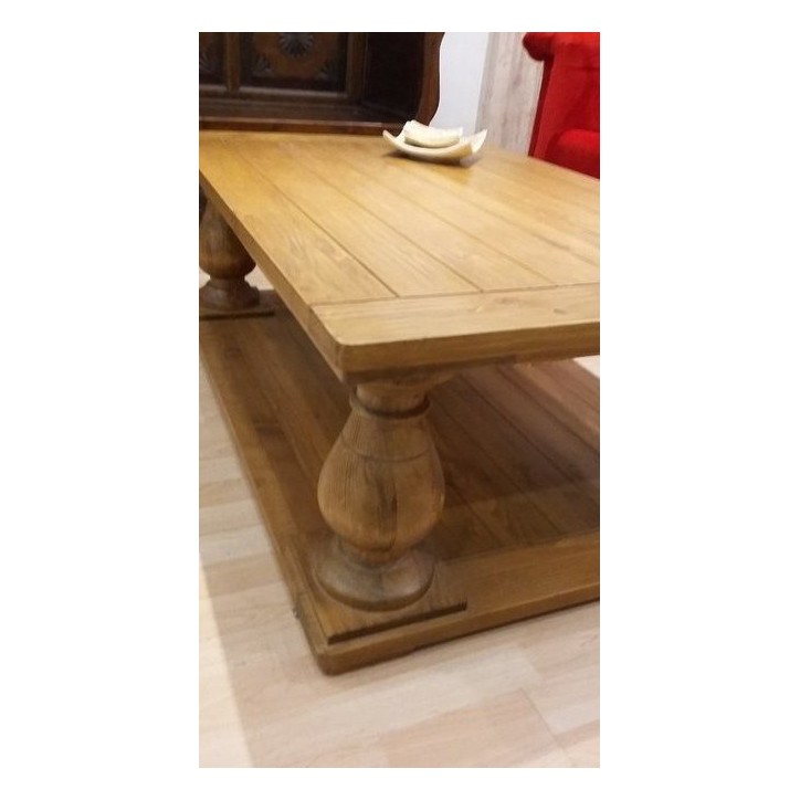 Houten salontafel 120 x 80 cm