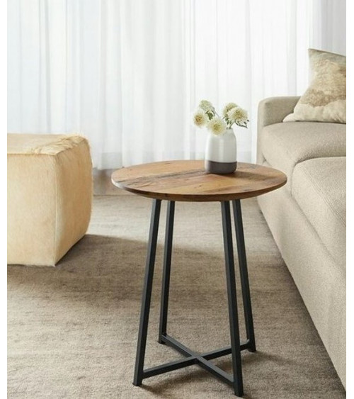 LOFT ronde houten bijzettafel 60 x 45 cm