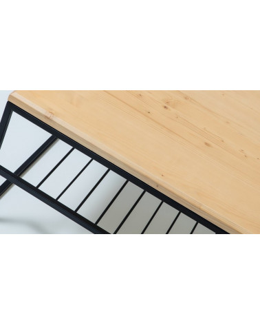 Mesa de centro em madeira RACK 60 x 100 cm