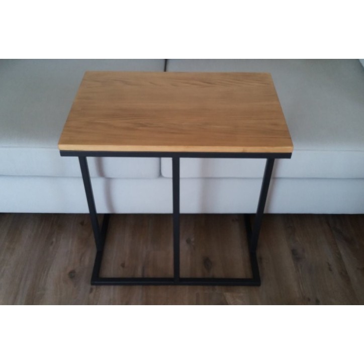 Tavolo LOFT in legno e metallo 60 x 40 cm