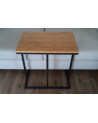 LOFT bijzettafel van hout en metaal 60 x 40 cm