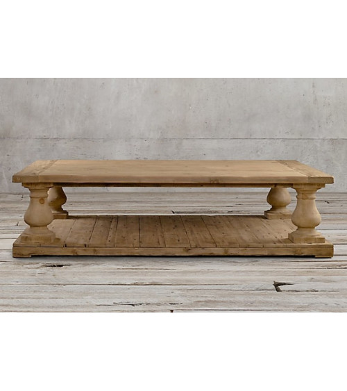 Mesa de centro en madera VITA 140 x 80 cm