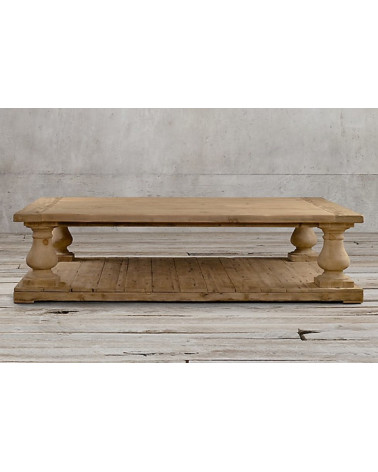 Mesa de centro en madera VITA 140 x 80 cm