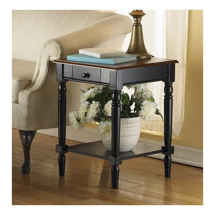 Mesa auxiliar en madera VENERA 60 cm