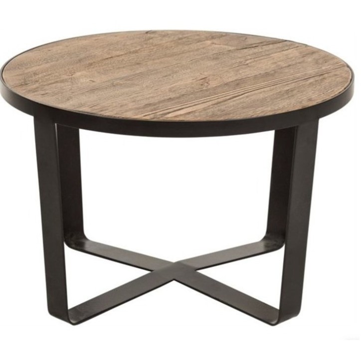 Table basse ronde en bois OSEN 80 cm