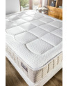 Matelas orthopédique double à ressorts ensachés LOLA ROS 160x200 cm