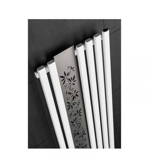 Radiatore ad acqua calda FLOWER bianco opaco in diverse dimensioni