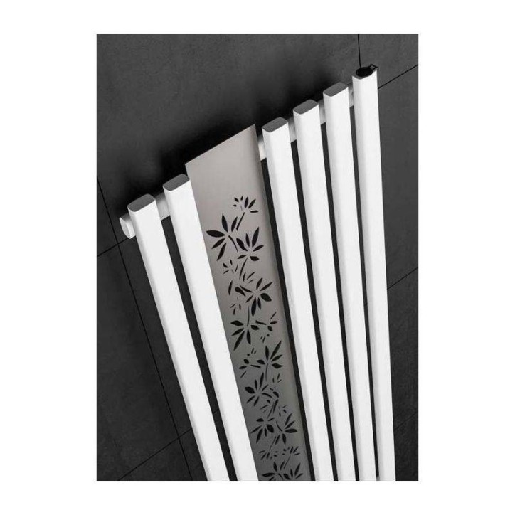 Radiador de agua caliente FLOWER blanco mate en varias dimensiones