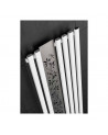 Radiateur eau chaude FLOWER blanc mat en plusieurs dimensions