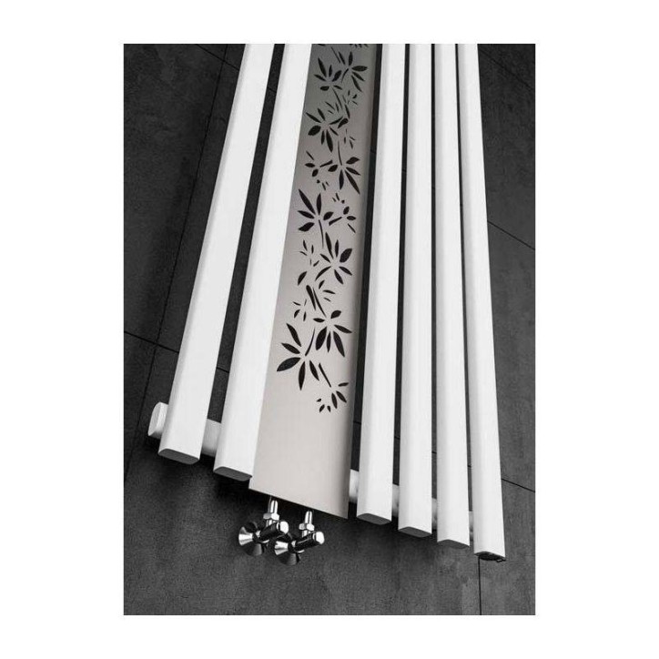 Radiador de agua caliente FLOWER blanco mate en varias dimensiones