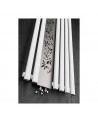 Radiateur eau chaude FLOWER blanc mat en plusieurs dimensions