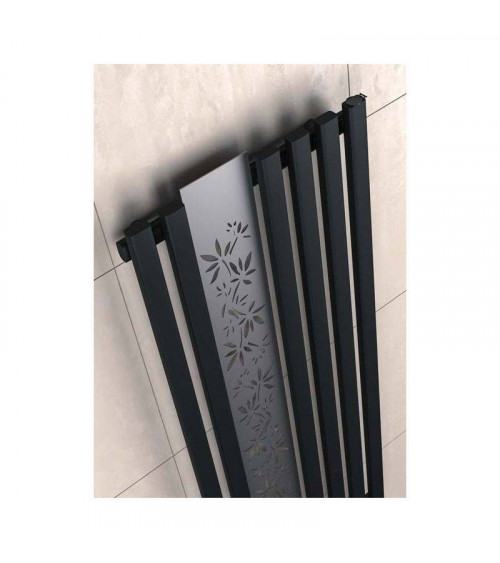 Radiador de agua caliente FLOWER grafito en varias dimensiones
