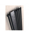 Radiador de agua caliente FLOWER grafito en varias dimensiones