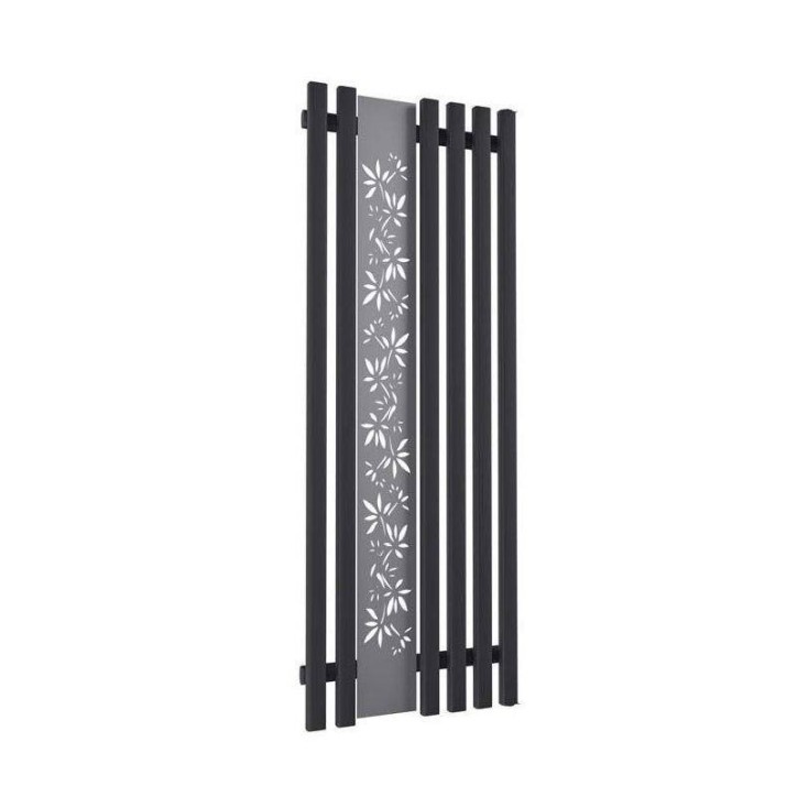 Radiateur eau chaude FLOWER noir mat en plusieurs dimensions