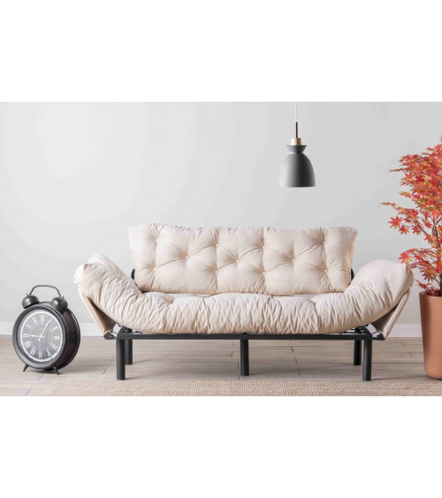 Ensemble canapé triple convertible et fauteuil NITTA en plusieurs couleurs